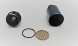 Motor K Swap An6 100 Micron Black Aluminum Inline Fuel Filter Petrol Universal MD Performance