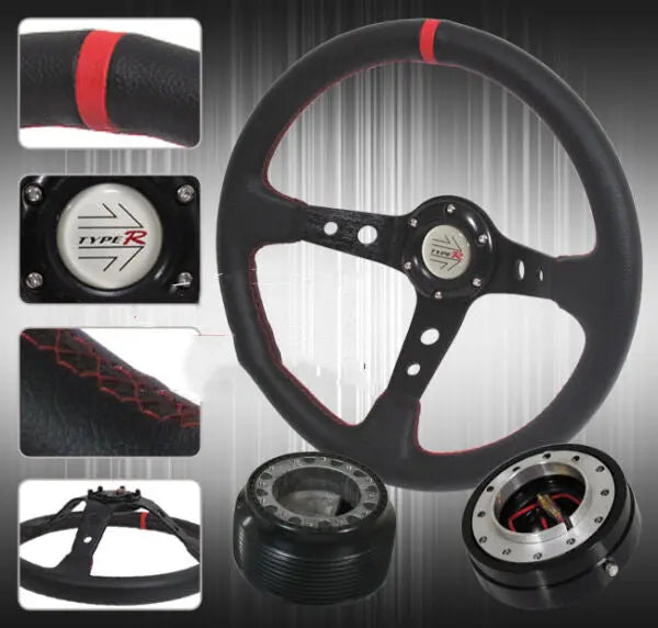 Mr2 Ae86 Celica Steering Wheel +Short Quick Release + Hub Adapter Kit