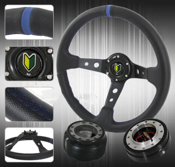 Mr2 Spyder Ae86 Supra S2000 Steering Wheel Package + Quick Release + H