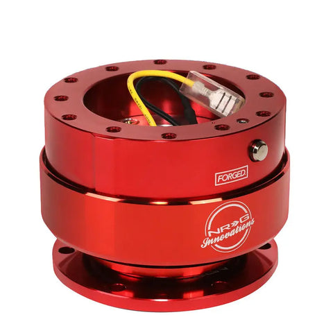 Nrg 6-Bolt Aluminum Steering Wheel Quick Release Adapter Gen 2.0 Srk-200Rdrd DNA MOTORING