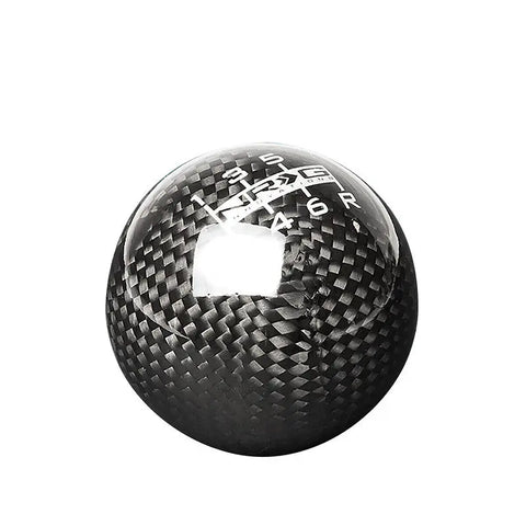 NRG ANODIZED BALL STYLE SHORT THROW 6-SPEED GEAR SHIFTER SHIFT KNOB CARBON FIBER DNA MOTORING