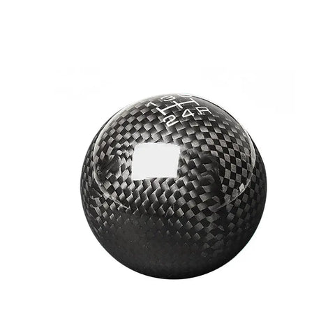 NRG ANODIZED BALL STYLE WEIGHTED 5-SPEED GEAR SHIFTER SHIFT KNOB CARBON FIBER DNA MOTORING