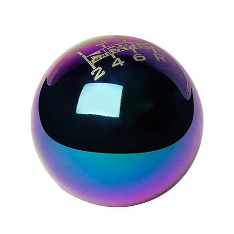 NRG ANODIZED BALL TYPE STYLE WEIGHTED 6-SPEED GEAR SHIFTER SHIFT KNOB NEO CHROME DNA MOTORING