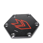 Nrg Arrow 6-Hole Steering Wheel Horn Hub Button Delete Plate Adapter Str-620Rd DNA MOTORING
