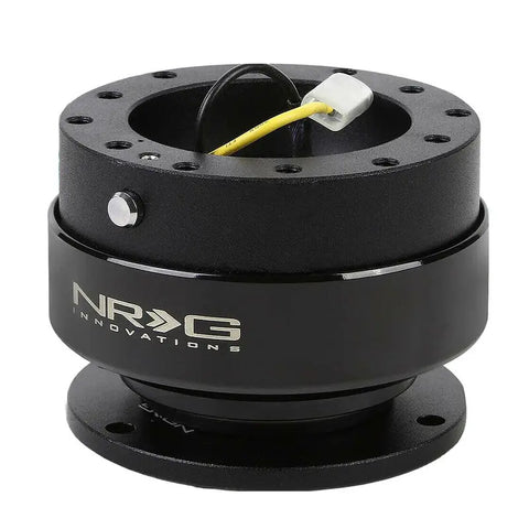 Nrg Gen 2.0 Steering Wheel Quick Release Hub(Srk-200Bk) Black Body/Black Ring DNA MOTORING