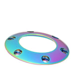 Nrg Innovations Str-001Mc Steering Wheel Bolt-On Horn Button Ring Neo Chrome DNA MOTORING