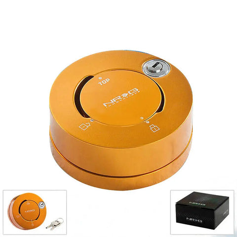 Nrg Srk-101G Racing Steering Wheel Quick Release Lock Kit+Key Hub Rose Gold Body DNA MOTORING