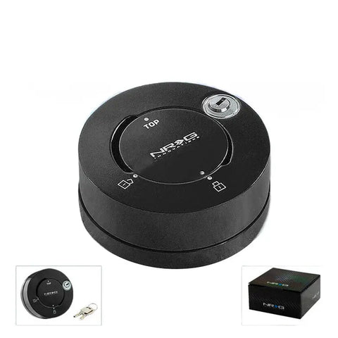 Nrg Srk-101Lb Racing Steering Wheel Quick Release Lock Kit+Key Light Black Body DNA MOTORING