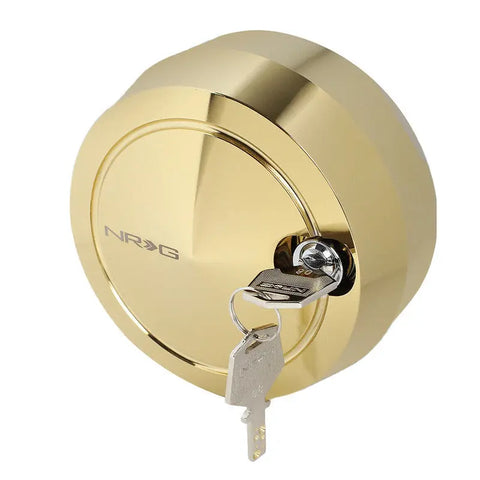 Nrg Srk-201C-Gd Free Spin Steering Wheel Quick Release Hub Lock W/Keys Universal DNA MOTORING