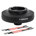 Nrg Srk-F50H 2009-2018 Fiat 500 Aluminum Steering Wheel Short Hub Adapter DNA MOTORING