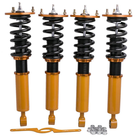 New Coilover Kits compatible for Lexus LS 430 LS430 UCF30 XF30 2001-06 Shock Absorbers MaxpeedingRods