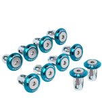 Nrg Innovations Fw-100Bl Aluminum Fender Washer Dress Up Kit 10Pcs W/Rivnut Tool DNA MOTORING