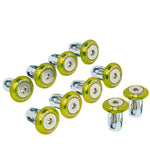 Nrg Innovations Fw-100Lgn Aluminum Fender Washer Dress Up Kit 10Pc W/Rivnut Tool DNA MOTORING
