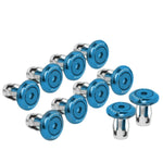 Nrg Innovations Fw-150Bl Aluminum Fender Washer Dress Up Kit 10Pcs W/Rivnut Tool DNA MOTORING