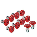 Nrg Innovations Fw-150Rd Aluminum Fender Washer Dress Up Kit 10Pcs W/Rivnut Tool DNA MOTORING