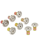Nrg Innovations Fw-380Ss Titanium Fender Washer Dress Up Kit 8Pcs W/Allen Key DNA MOTORING