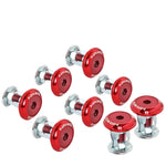 Nrg Innovations Fw-800Rd Aluminum Fender Washer Dress Up Kit 8Pcs W/Allen Key DNA MOTORING