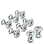 Nrg Innovations Fw-800Sl Aluminum Fender Washer Dress Up Kit 8Pcs W/Allen Key DNA MOTORING