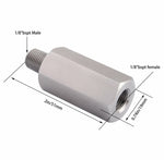 Oil Pressure Sensor Tee 1/8''NPT to Adapter Fitting Turbo Supply Feed Line Gauge MD Performance
