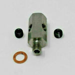 Oil Pressure Sensor Tee 1/8''NPT to Adapter Fitting Turbo Supply Feed Line Gauge MD Performance