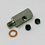 Oil Pressure Sensor Tee 1/8''NPT to Adapter Fitting Turbo Supply Feed Line Gauge MD Performance
