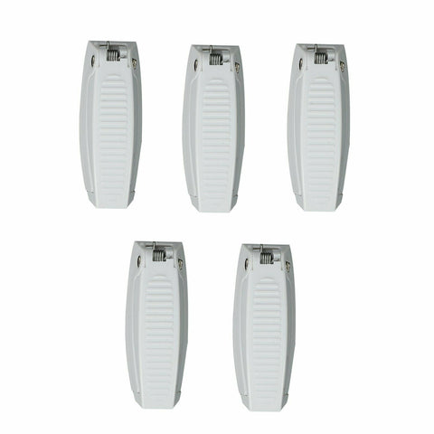 PACK OF 5 RV Camper Rounded Baggage Door Catch Compartment Latch Holders WHITE SILICONEHOSEHOME