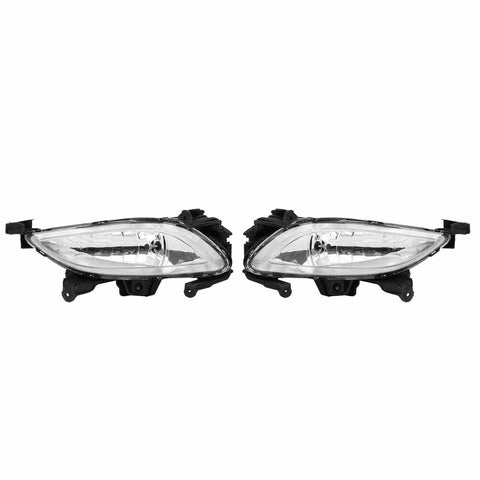 Pair Front Bumper Fog Driving Lights Clear Lamp For 2011-2013 Hyundai Sonata SILICONEHOSEHOME