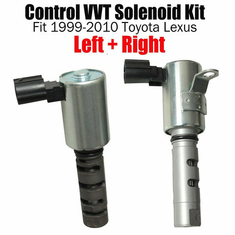 Pair L & R VVT Oil Control Valve Engine Variable Timing Solenoid F1 Racing