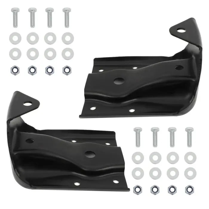 Pair Rear Leaf Spring Hanger Shackle Bracket Kit Chevy Silverado GMC S ...