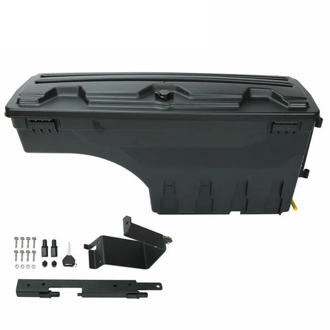 Passenger Side For 2019+ Chevy/Gmc Silverado/Sierra Truck Bed Storage Tool Box BLACKHORSERACING