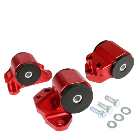 Performance Engine Motor Mount Kit Eg/Eh Civic/Dc Integra B D Series Red DNA MOTORING