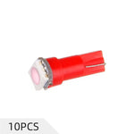 Pink T5 LED Instrument Panel Light Bulb 1SMD 5050 Chips Fit 2002-2005 Land Rover Range Rover 4.4L/1998-2005 Lexus GS300 3.0L | 10 Pcs ECCPP