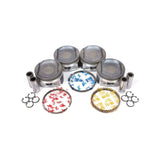 Pistons w/ Rings @STD fit 01-05 Toyota Camry Rav4 2.4L DOHC 2AZFE MIZUMOAUTO