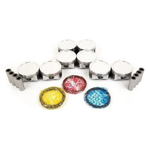 Pistons w/ Rings fit 03-05 Chevrolet Express 2500 Silverado GMC Hummer 6.0L OHV MIZUMOAUTO