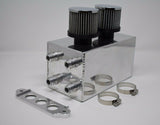 Pro Series Oil Catch Can For Honda Civic Acura Integra 4 Port -10AN Silver MD Performance