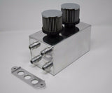 Pro Series Oil Catch Can For Honda Civic Acura Integra 4 Port -10AN Silver MD Performance