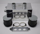 Pro Series Oil Catch Can For Honda Civic Acura Integra 4 Port -10AN Silver MD Performance