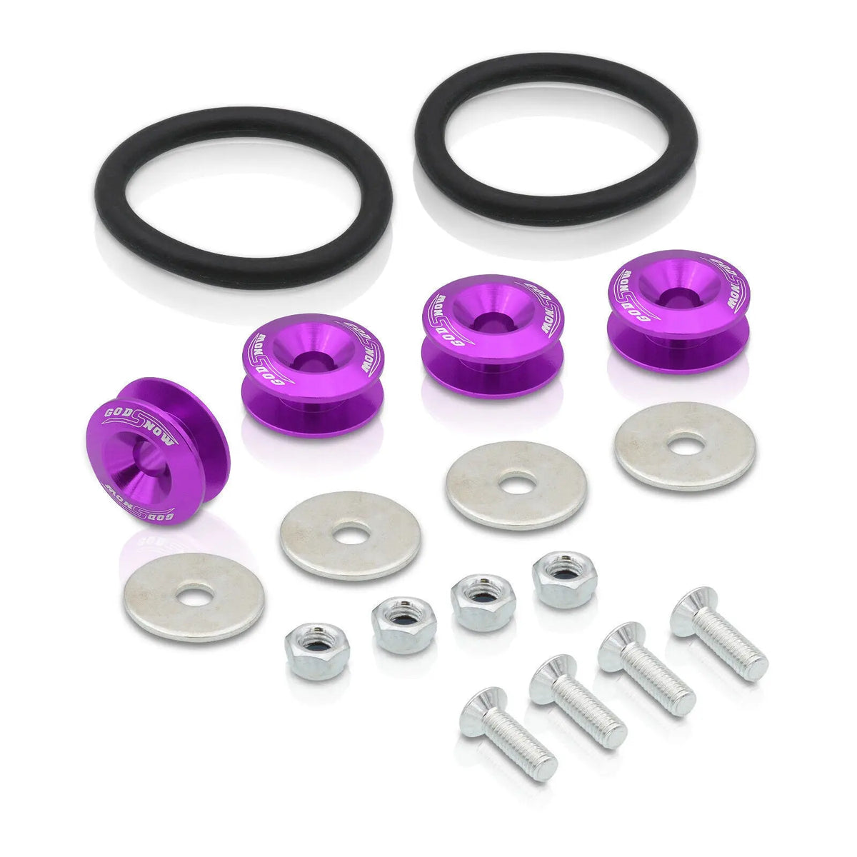 Purple Spark Plug Wires Loom Separators Engine Cable Divider Spacer 8Mm