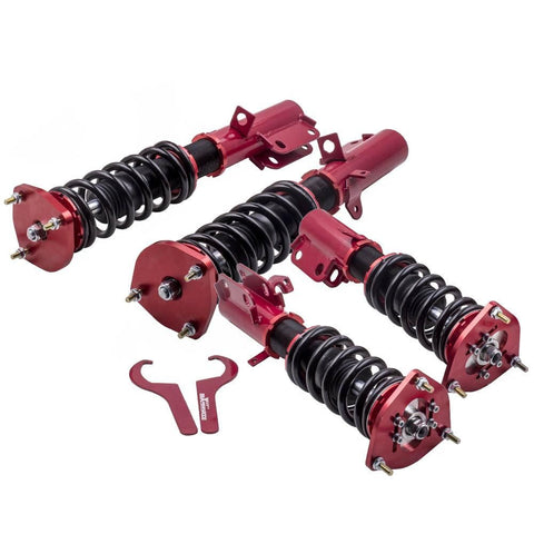 Racing Coilovers Lowering Kits compatible for Toyota Corolla 88-99 E90 E100 Adj. Height MaxpeedingRods