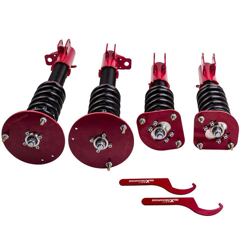 Racing Coilovers Struts compatible for Dodge Neon compatible for SRT-4 2.4L 03-05 Shocks Spring Adj Height MaxpeedingRods