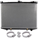 Radiator 1986-1994 Nissan D21 Pathfinder with Universal Oil Hose Clamps Kit ECCPP
