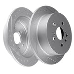 Rear Discs Brake Rotors For Toyota Sienna 2004 - 2010 All Slotted and Solid ECCPP
