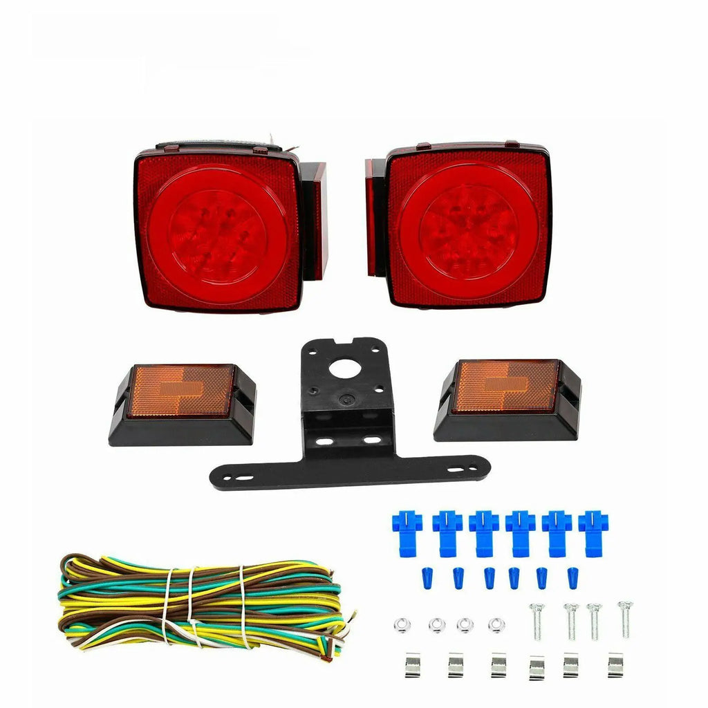 Rear Led Submersible Trailer Tail Lights Kit Marker Truck Waterproof I Dynamic Performance Tuning