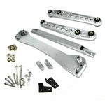 Rear Lower Control Arm+ Subframe Brace +Tie Bar For 96-00 Honda Civic EK Sliver SILICONEHOSEHOME