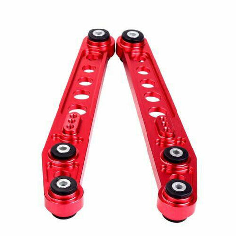 Rear Lower Control Arms Kit Sway Bar FOR 1996-00 Honda Civic LX HX GX Red New SILICONEHOSEHOME
