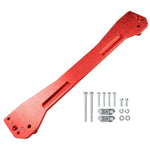 Rear Lower Subframe Tie Brace Bar For 96-00 Honda Civic Hx Si I.6L Dohc Red BLACKHORSERACING