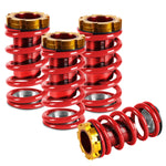 Red Adjustable 1-4"Scale Suspension Coilover Spring Kit 88-00 Eg Ek Em Dc DNA MOTORING
