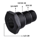 1/2-28 5/8-24 Aluminum Oil Filter Threaded Adapter SPELAB