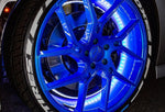 15.5" Universal Dream Chasing Colors LED Wheel Ring Lights for Truck 4pc Blue-tooth App Controlled SPELAB