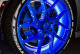15.5" Universal Dream Chasing Colors LED Wheel Ring Lights for Truck 4pc Blue-tooth App Controlled SPELAB